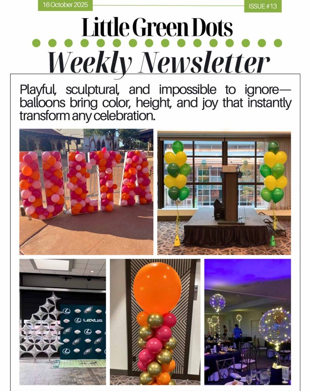 Playful, sculptural, and impossible to ignore. Balloons bring color, height, and joy that instantly transform any celebration.