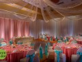 Coral wedding decor