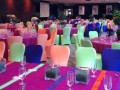 Rainbow room event decor