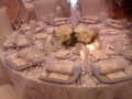 Winter opulence event decor