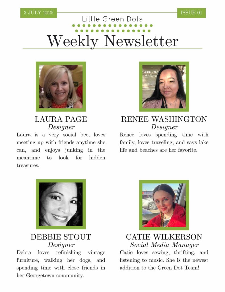 Meet the Staff of Green Dot Events (Part 2): Laura Page, Renee Washington, Debbie Stout, Catie Wilkerson