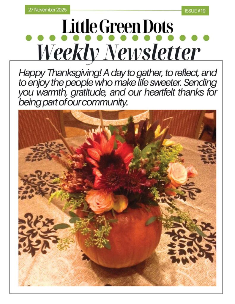 Happy Thanksgiving! A day to gather, to reflect, and to enjoy the people who make life sweeter. Sending you warmth, gratitude, and our heartfelt thanks for being part of our community.